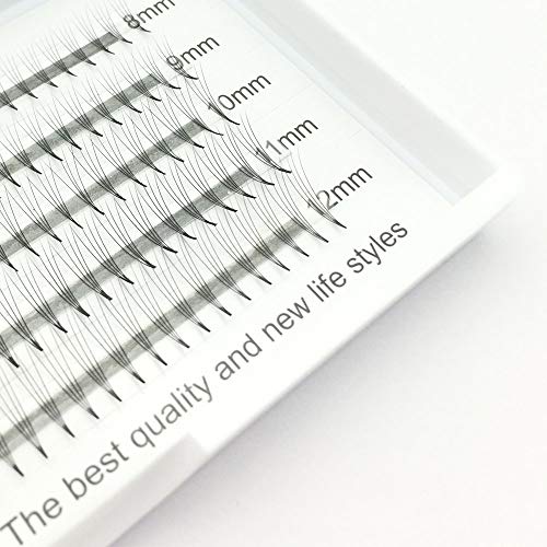 3D-volume wimpers C krul 0,07 mm gemengd 8-12 mm Russische cluster valse wimperextensions EMEDA 4D wimperverlengingen