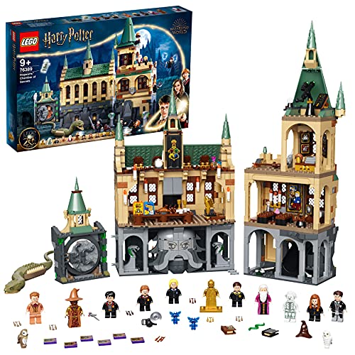 LEGO 76389 Harry Potter De Geheime Kamer van Zweinstein Bouwset met de Grote Zaal20-jarig Jubileumset met Gouden Poppetje