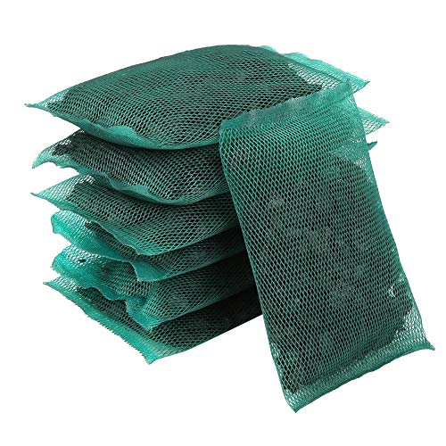Actieve kool, aquariumzuivering Actieve koolstoffilter met fijnmazige zak Aquarium Waterzuiveringstoebehoren (elke netto zak 50 g)[7]Filteraccessoires