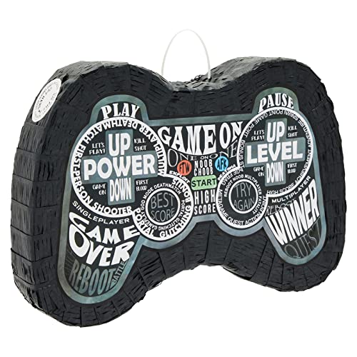 Videogamecontroller Pinata, Gamer Party Supplies, Klein, 42 x 28 x 7,5 cm