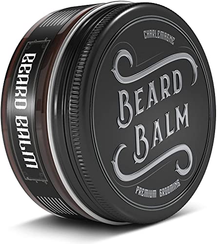 • PROEFWINNAAR • Charlemagne Premium Beard Balm - Baard Balm - Natuurlijke Baardbalsem / Baardwas - Baardcrème en Baard balsem voor Baardverzorging - Baardpommade voor Heren