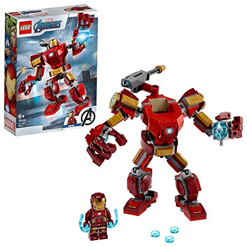 LEGO 76140 Super Heroes Marvel Avengers Iron Man Mecha Bouwset met Actiefiguur voor Kinderen van 6 Jaar en Ouder