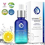 Vitamine C-serum | Sterk gedoseerd met hyaluronzuur door BEAU-PRO | Natuurlijke anti-aging + antirimpel voor gezicht | Met 20% vitamine C + hyaluronzuur + vitamine E + Arbutine | 30 ml