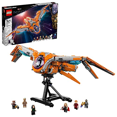 LEGO 76193 Marvel Het schip van de Guardians grote Avengers Galaxy Set, Ruimteschip Speelgoed met Thor & Star-Lord