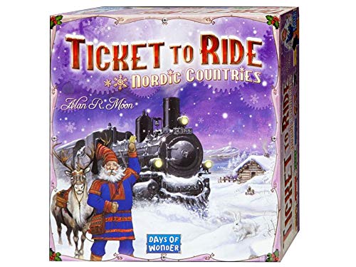 Ticket to Ride - Nordic Countries - Bordspel - Kaart van Scandinavië - Engelstalig - Voor de hele Familie
