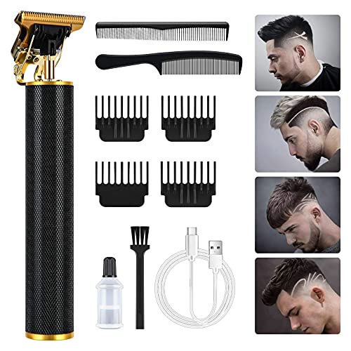 URAQT Tondeuse/baardtrimmer, professionele precisie- en langhaartrimmer voor mannen, goud