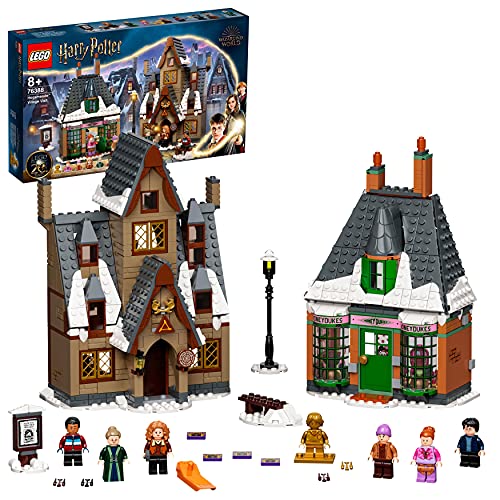LEGO 76388 Harry Potter Zweinsveld Dorpsbezoek, 20-jarig Jubileum Bouwset met Gouden Poppetje, Collectors Item, Leuk Cadeau voor Meisjes en Jongens