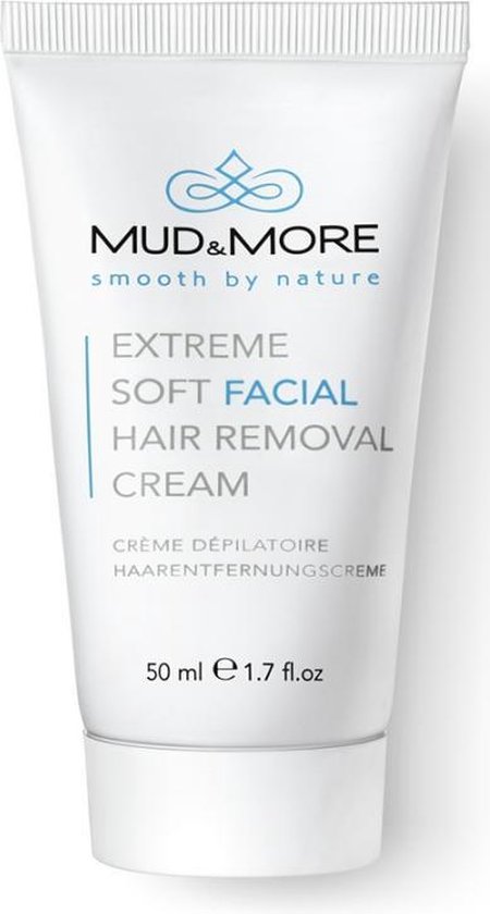 Mud & More Extreme Soft Facial Hair Removal Cream Ontharingscrème 50 ml